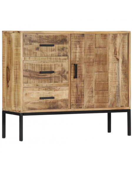 Credenza 88x30x71 cm Legno Massello di Mango