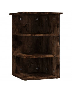 Mobiletto Laterale Rovere Fumo 35x35x55 cm in Legno Multistrato 2