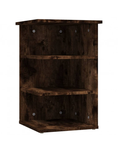 Mobiletto Laterale Rovere Fumo 35x35x55 cm in Legno Multistrato