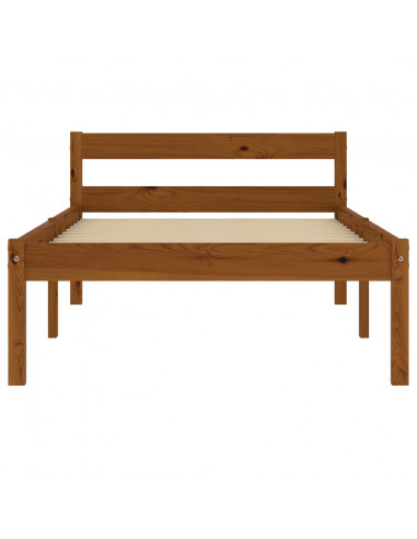 Giroletto Marrone Miele in Legno Massello di Pino 100x200 cm