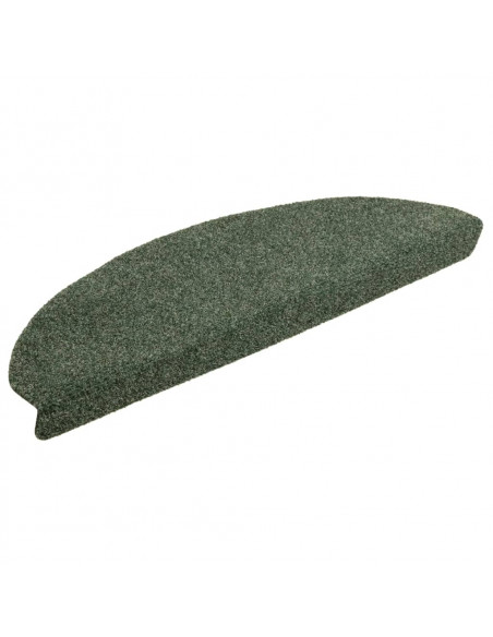Tappetini Scale Adesivi 10 pz 65x21x4 cm Verdi Agugliati