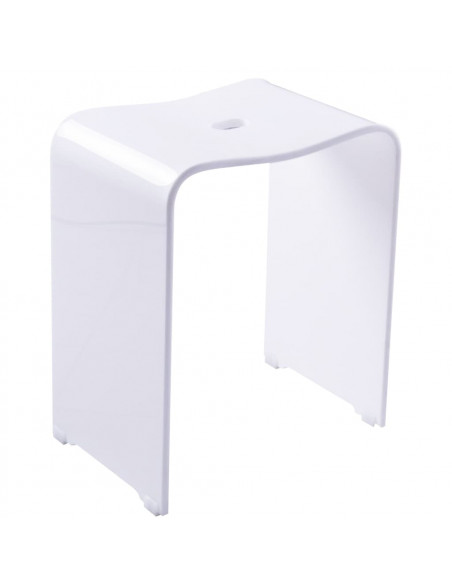 RIDDER Sgabello per Bagno Trendy Bianco