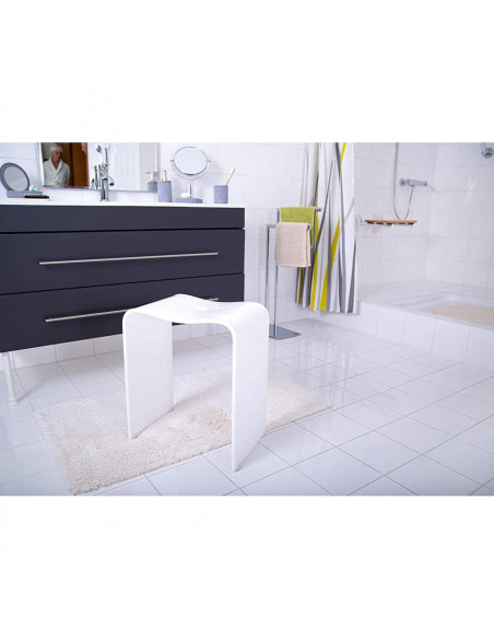 RIDDER Sgabello per Bagno Trendy Bianco