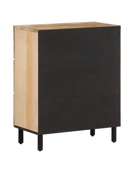 Credenza 60x33x75 cm in Legno Massello di Mango