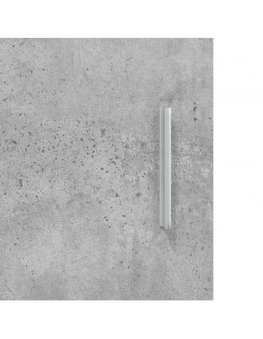 Supporto Acquario 121x41x58 cm Legno Multistrato Grigio Cemento