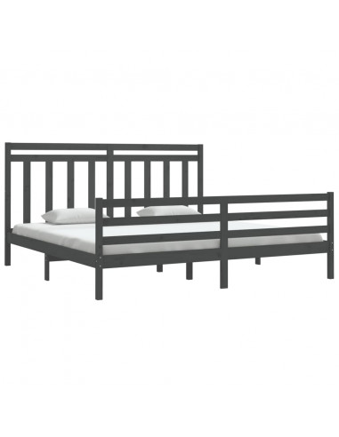 Giroletto Grigio in Legno Massello 200x200 cm