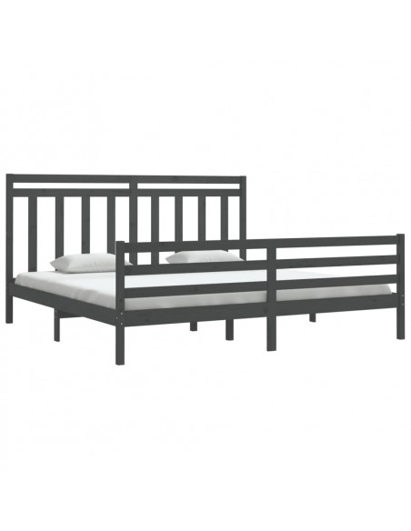 Giroletto Grigio in Legno Massello 200x200 cm