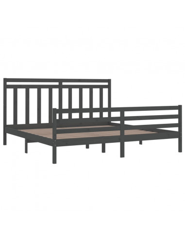 Giroletto Grigio in Legno Massello 200x200 cm