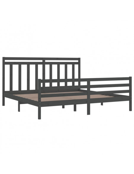 Giroletto Grigio in Legno Massello 200x200 cm
