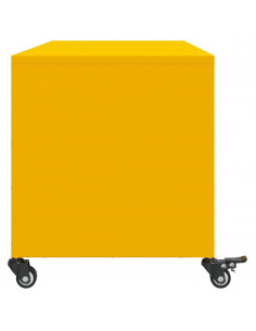 Mobile TV Giallo Senape 100,5x39x43,5 cm in Acciaio 2