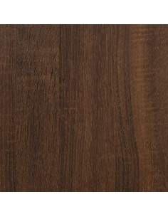 Libreria Rovere Marrone 97,5x29,5x100 cm in Legno Multistrato