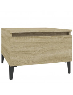 Tavolino Rovere Sonoma 50x46x35 cm in Legno Multistrato 2