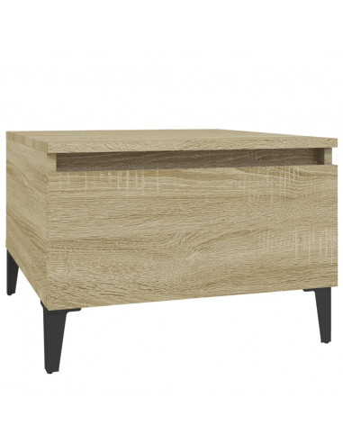 Tavolino Rovere Sonoma 50x46x35 cm in Legno Multistrato