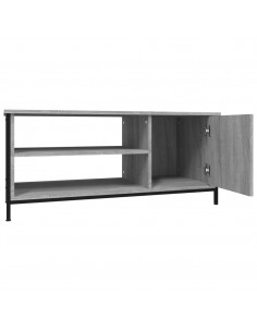 Mobile Porta TV Grigio Sonoma 100x40x45 cm in Legno Multistrato
