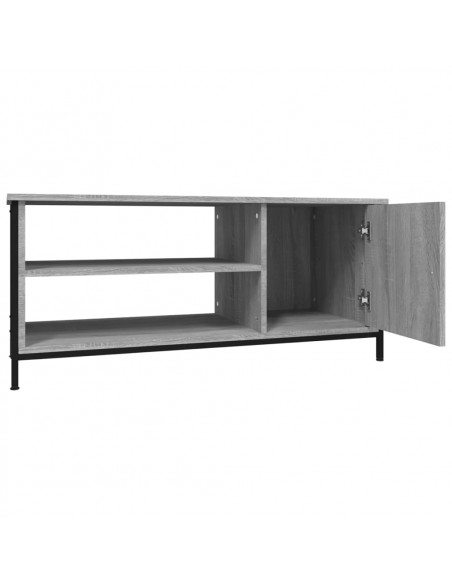 Mobile Porta TV Grigio Sonoma 100x40x45 cm in Legno Multistrato