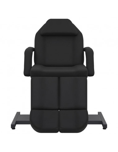 Poltrona da Estetista in Similpelle Nera 180x62x78 cm