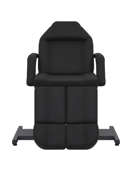 Poltrona da Estetista in Similpelle Nera 180x62x78 cm