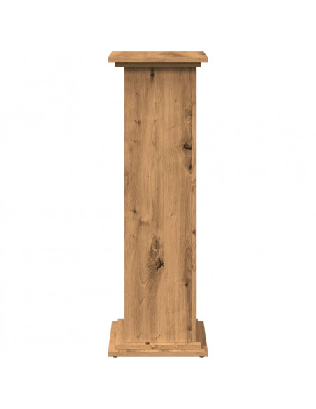 Espositore Portaoggetti Rovere Artigianale 31x30x90 Truciolato