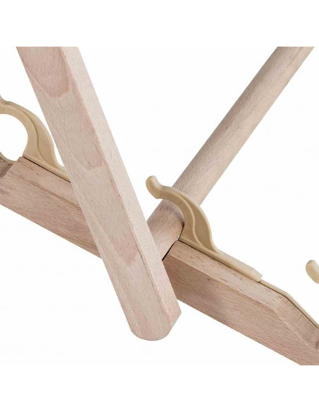 Madison Sedia da Spiaggia in Legno La Grave 55x90x87 cm Gialla