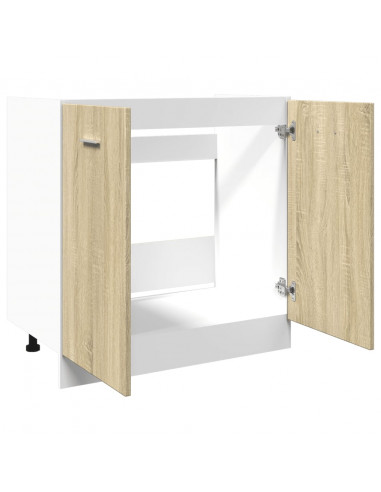 Mobile Sottolavello Rovere Sonoma 80x46x81,5 in Truciolato