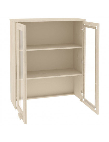 Piano Credenza HAMAR Miele 85x35x100 cm Legno Massello di Pino