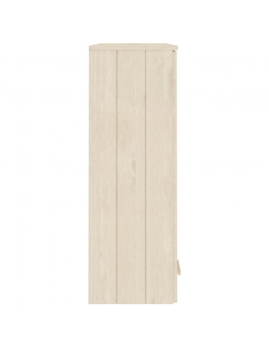 Piano Credenza HAMAR ambra 85x35x100 cm Legno Massello di Pino