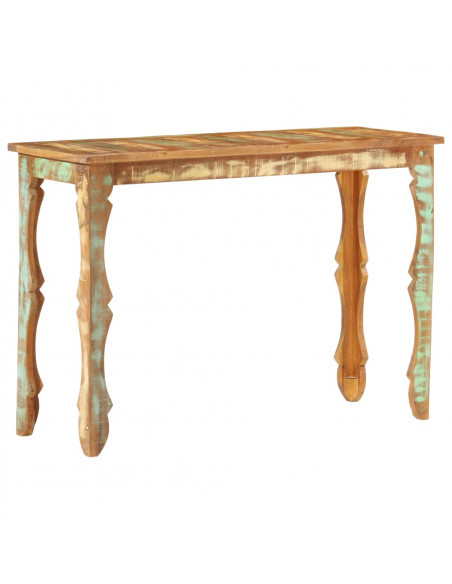 Tavolo Consolle 110x40x76 cm in Legno Massello di Recupero