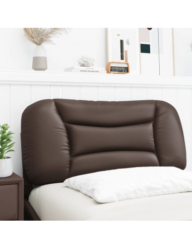 Cuscino Testiera Marrone 90 cm in Similpelle
