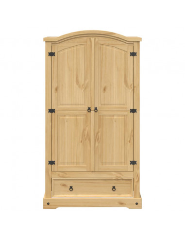 Armadio Corona 102x52x186 cm in Legno Massello di Pino