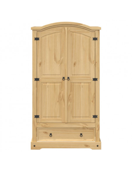 Armadio Corona 102x52x186 cm in Legno Massello di Pino