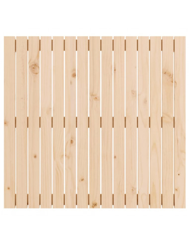 Testiera da Parete 95,5x3x90 cm in Legno Massello di Pino
