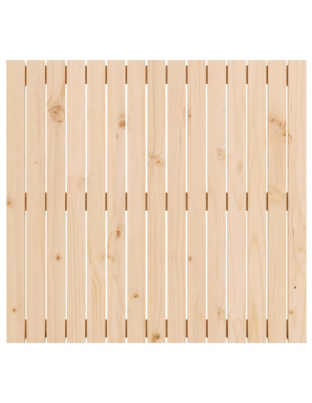 Testiera da Parete 95,5x3x90 cm in Legno Massello di Pino