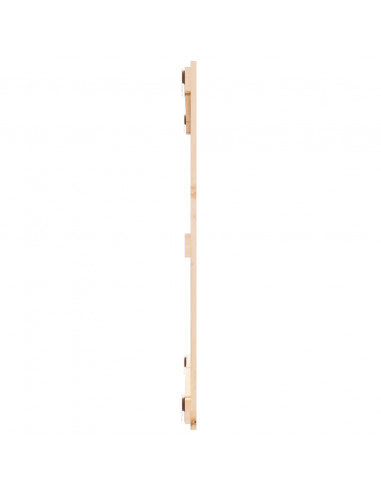 Testiera da Parete 95,5x3x90 cm in Legno Massello di Pino