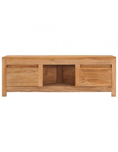Mobile Porta TV 100x30x35 cm in Legno Massello di Teak
