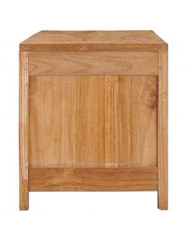 Mobile Porta TV 100x30x35 cm in Legno Massello di Teak