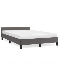 Giroletto con Testiera Crema 120x200 cm in Similpelle 2