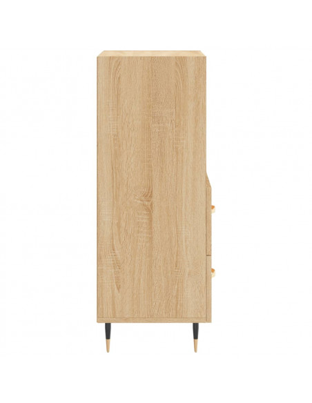 Credenza Rovere Sonoma 34,5x34x90 cm in Legno Multistrato