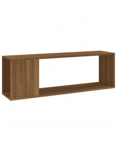 Mobile TV Rovere Marrone 100x24x32 cm in Legno Multistrato 2
