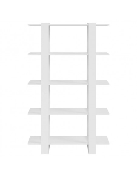 Libreria/Divisorio Bianco Lucido 100x30x160 cm