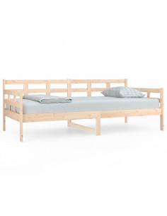 Dormeuse in Legno Massello di Pino 90x190 cm 2