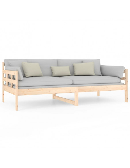 Dormeuse in Legno Massello di Pino 90x190 cm Dormeuse in Legno Massello di Pino 90x190 cm