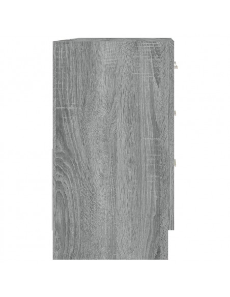 Mobile Lavabo Grigio Sonoma 63x30x54 cm in Legno Multistrato