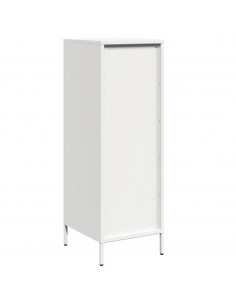 Credenza Bianca 39x35x103,5 cm in Acciaio 2