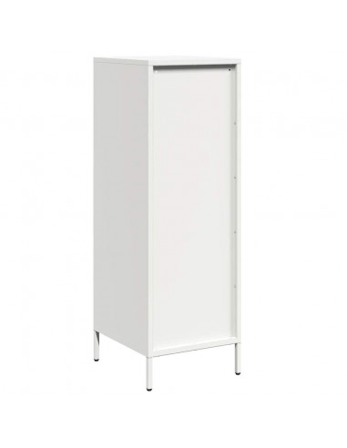 Credenza Bianca 39x35x103,5 cm in Acciaio