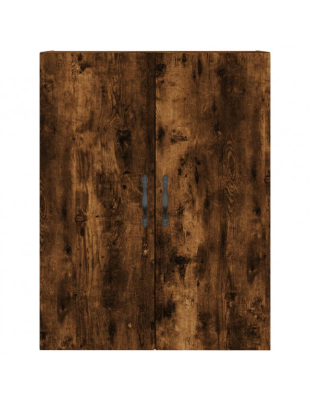 Mobile a Parete Rovere Fumo 69,5x34x90 cm in Legno Multistrato