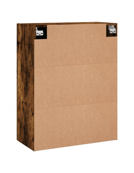 Mobile a Parete Rovere Fumo 69,5x34x90 cm in Legno Multistrato