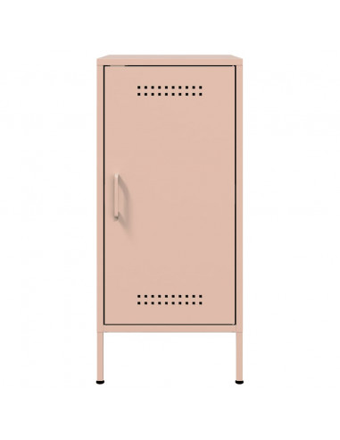Credenze 2pz Rosa 36x39x79 cm in Acciaio Laminato a Freddo