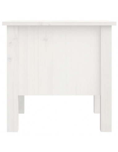 Tavolini 2 pz Bianchi 40x40x39 cm Legno Massello di Pino