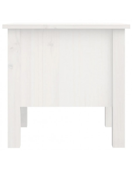 Tavolini 2 pz Bianchi 40x40x39 cm Legno Massello di Pino