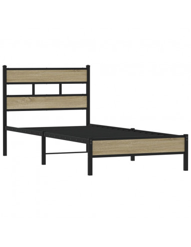 Giroletto senza Materasso Rovere Sonoma 107x200cm in Truciolato